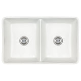 MSI Fireclay Farmhouse White Double Bowl 5050-3220 Sinks