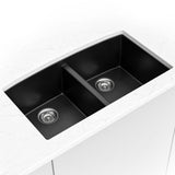 MSI Black Quartz Double Bowl 50/50-3219 Sinks