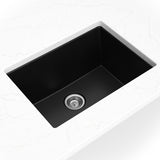 MSI Black Quartz Single Bowl 2418 Sinks