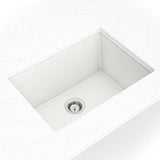 MSI White Quartz Single Bowl 2418 Sinks
