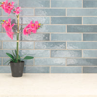 MSI Renzo Denim Picket Tile 2.5x13 — surface detail in natural tonality