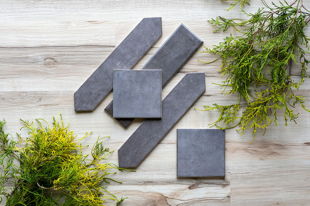 MSI Renzo Storm Ceramic Tile 5x5 — surface detail in natural tonality