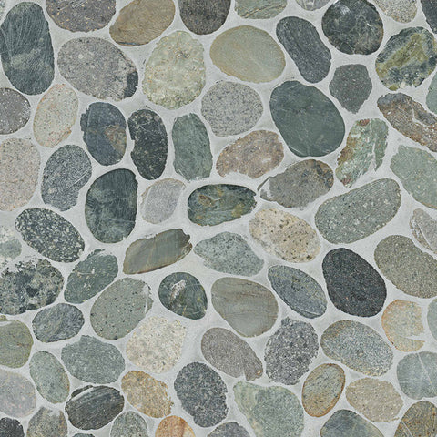 MSI Sliced Rainforest Pebbles Mosaic