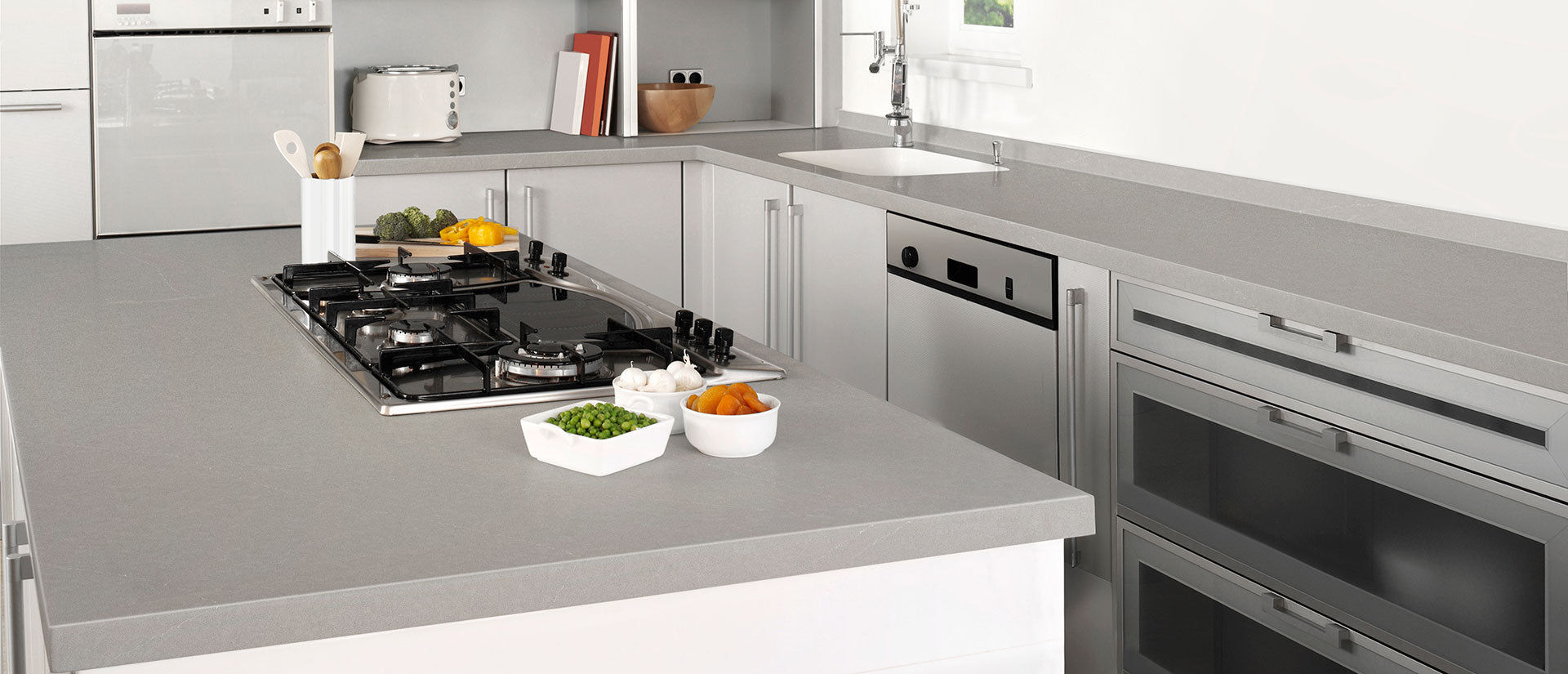 MSI Soapstone Mist Concrete Finish — surface detail in natural tonality