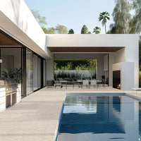 MSI Terrazo Glacier Porcelain Paver — surface detail in natural tonality