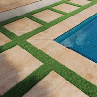MSI Tierra Beige Porcelain Paver — surface detail in beige tonality