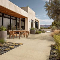 MSI Tierra Ivory Porcelain Paver — surface detail in ivory tonality