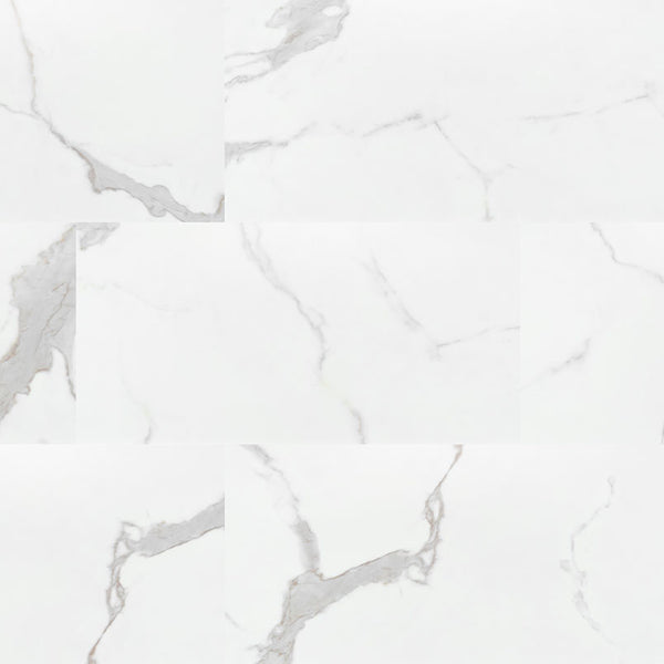 MSI Trecento Calacatta Marbello Luxury Vinyl Tile Flooring