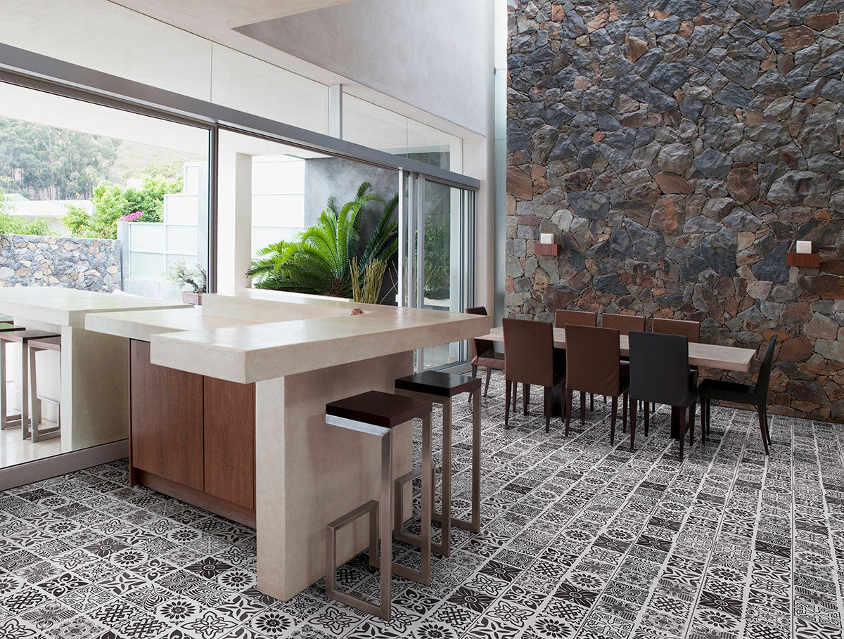 MSI Trecento Windsor Crest Luxury Vinyl Tile Flooring — surface detail in natural tonality