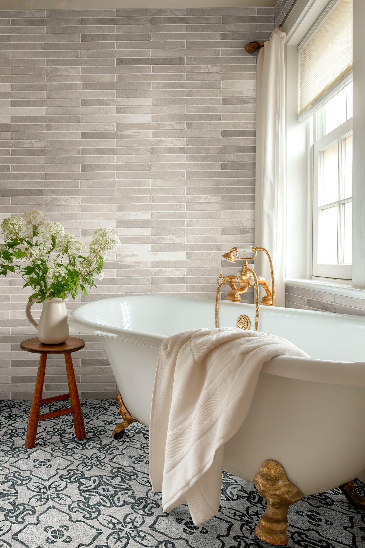 MSI Trinity Trastevere 8x8 Porcelain Tile — surface detail in natural tonality