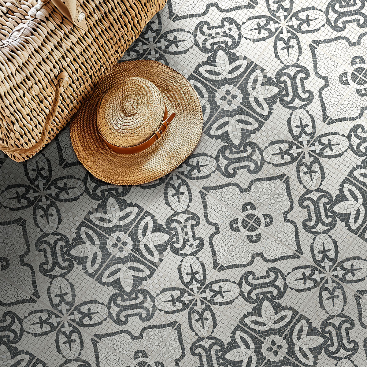 MSI Trinity Trastevere 8x8 Porcelain Tile — surface detail in natural tonality