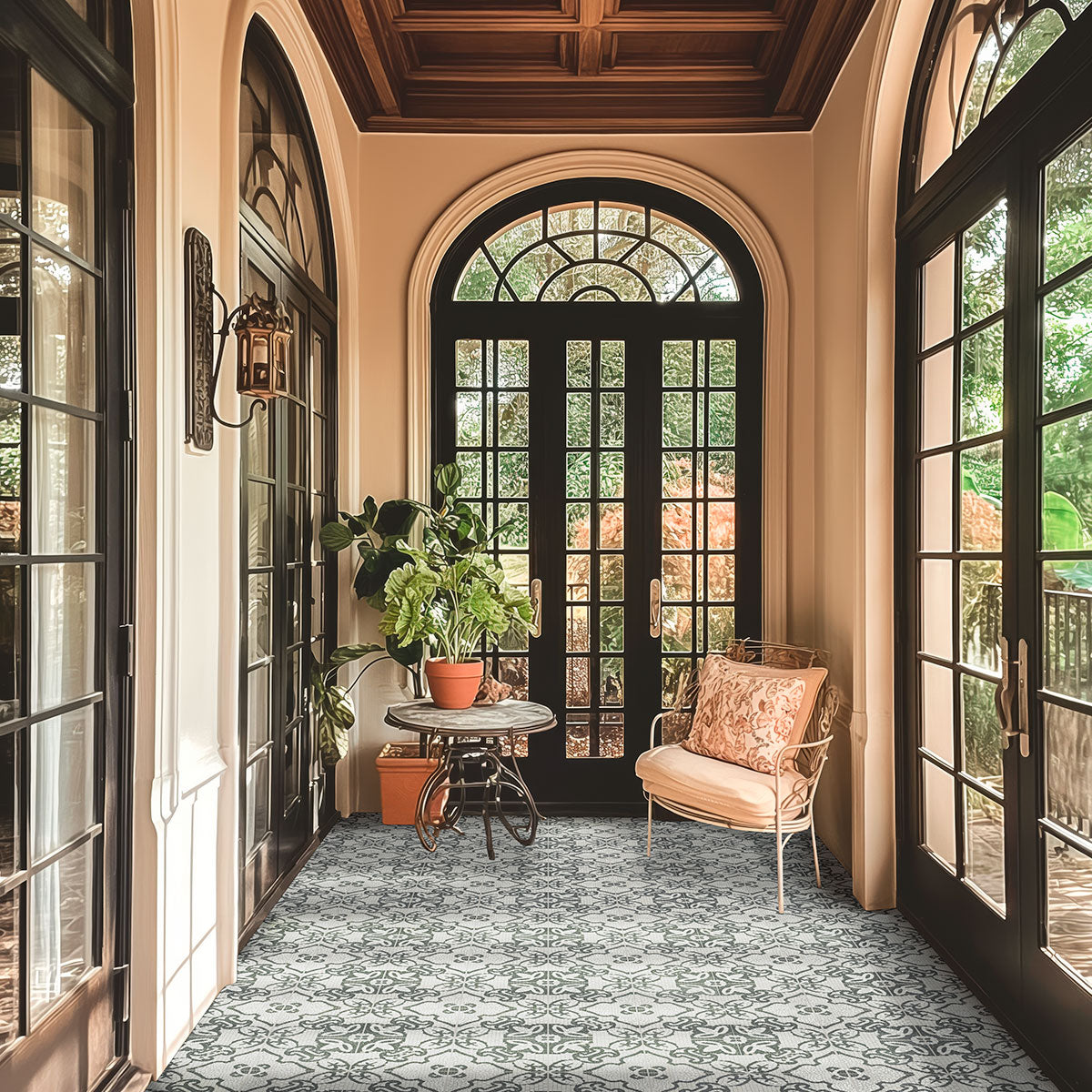 MSI Trinity Trastevere 8x8 Porcelain Tile — surface detail in natural tonality