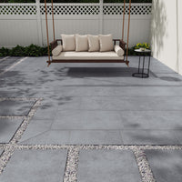 MSI True Bluestone Porcelain Paver — surface detail in natural tonality