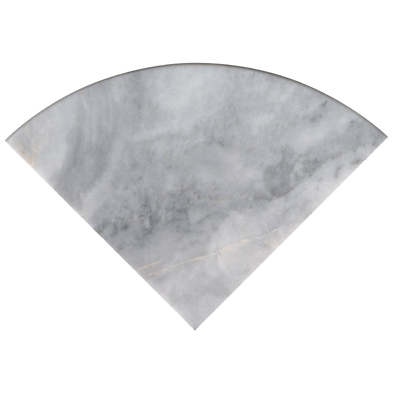 MSI Turkish Carrara 9" Radius Cornershelf Polished — Tile Trim