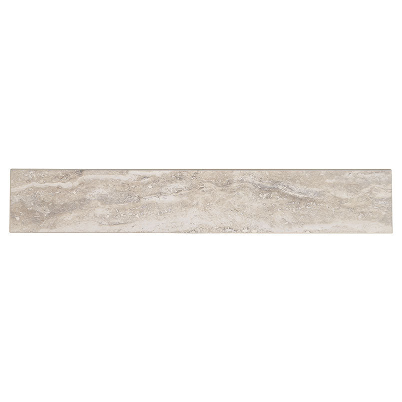 MSI Veneto Gray 3X18 Bullnose Polished — Tile Trim in gray tonality