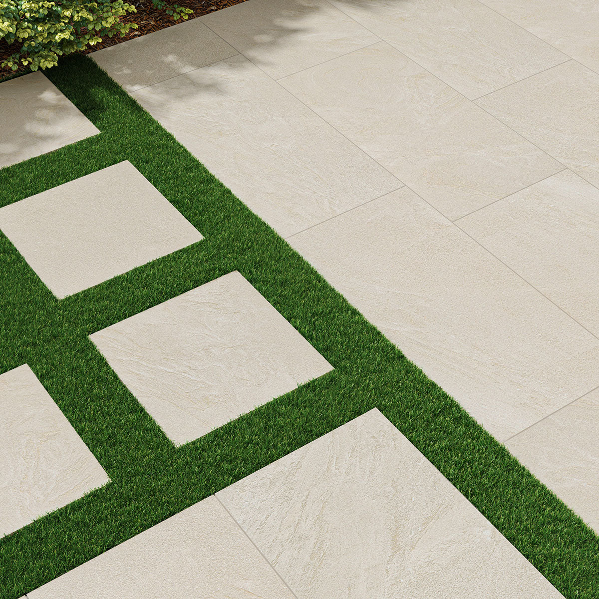 MSI Vortexa Champagne Porcelain Paver — surface detail in champagne tonality