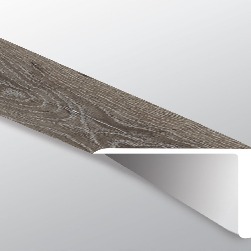 MSI Wilmont Charcoal Oak Flush Stair Nose — Flooring Trim in charcoal tonality