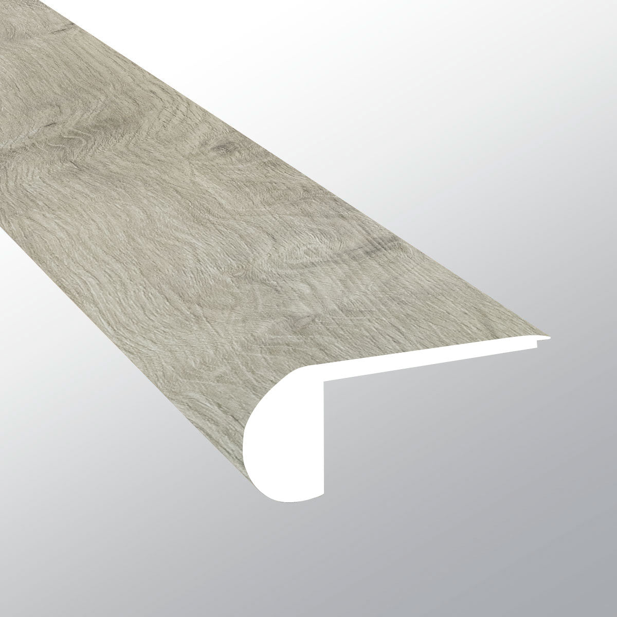 MSI XL Ashton York Gray Flush Stair Nose — Flooring Trim in gray tonality