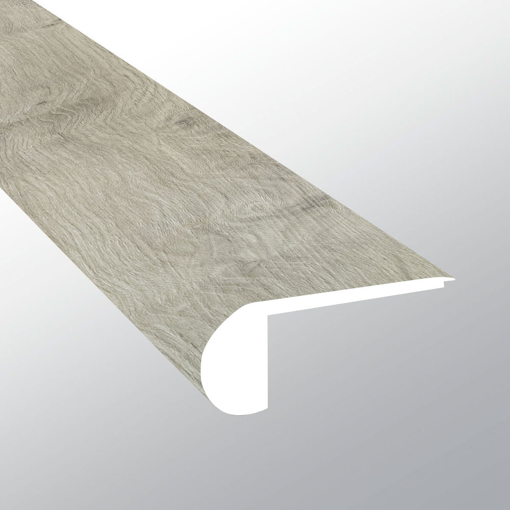 MSI XL Ashton York Gray Flush Stair Nose — Flooring Trim in gray tonality
