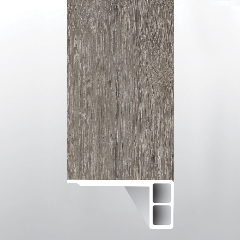 MSI XL Cyrus Ludlow Ludlow/charcoal Oak Fsn Eased Edge — Flooring Trim in charcoal tonality