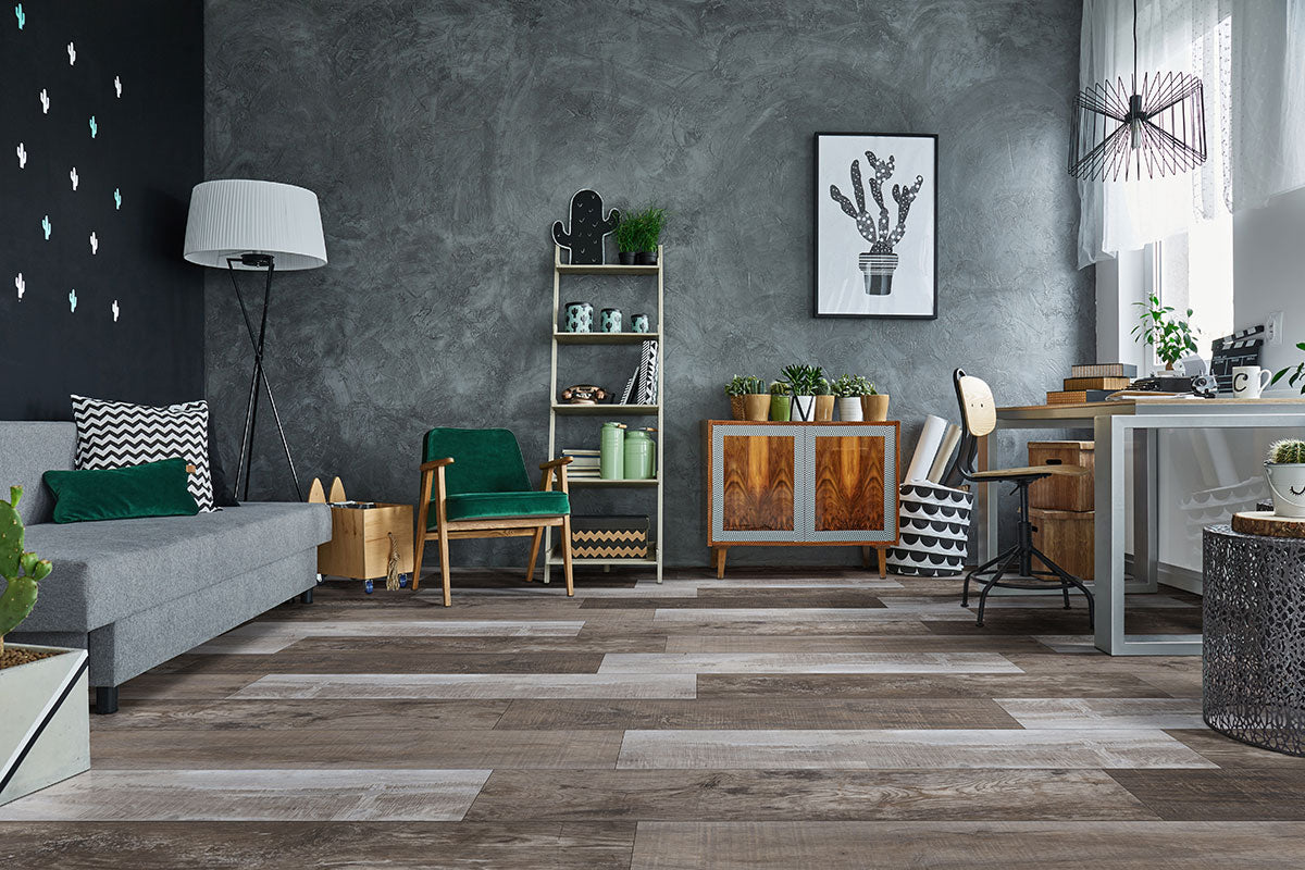 MSI XL Cyrus Weathered Brina Luxury Vinyl Plank Flooring — surface detail in natural tonality