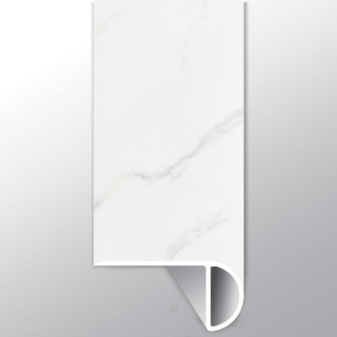 MSI XL Trecento Calacatta Marbello Harvested Marble Overlapping Stair Nose