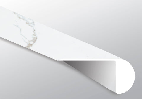 MSI XL Trecento Calacatta Serra Overlapping Stair Nose