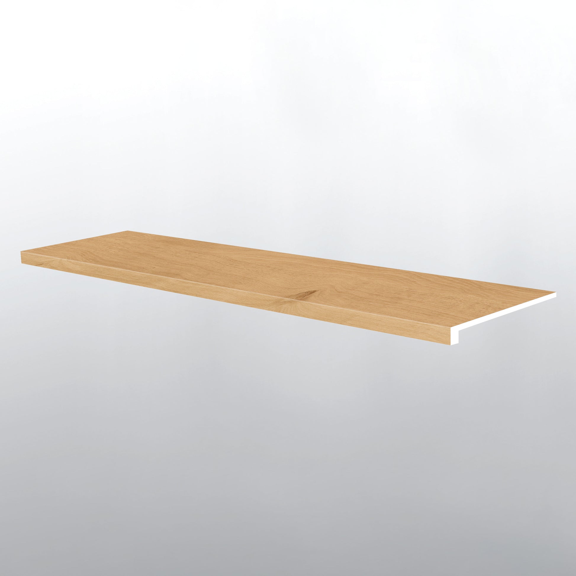 MSI Acclima Mt Sande Stair Tread Eased Edge — Flooring Trim color-matched flooring trim molding