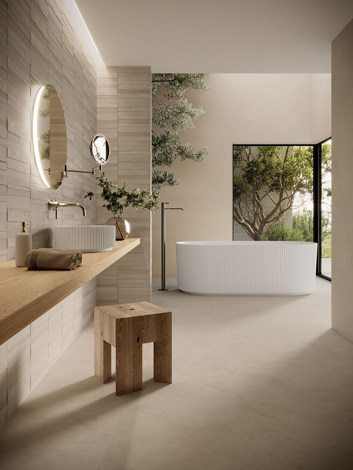 MSI Murcia Alabaster Ceramic Tile — room scene