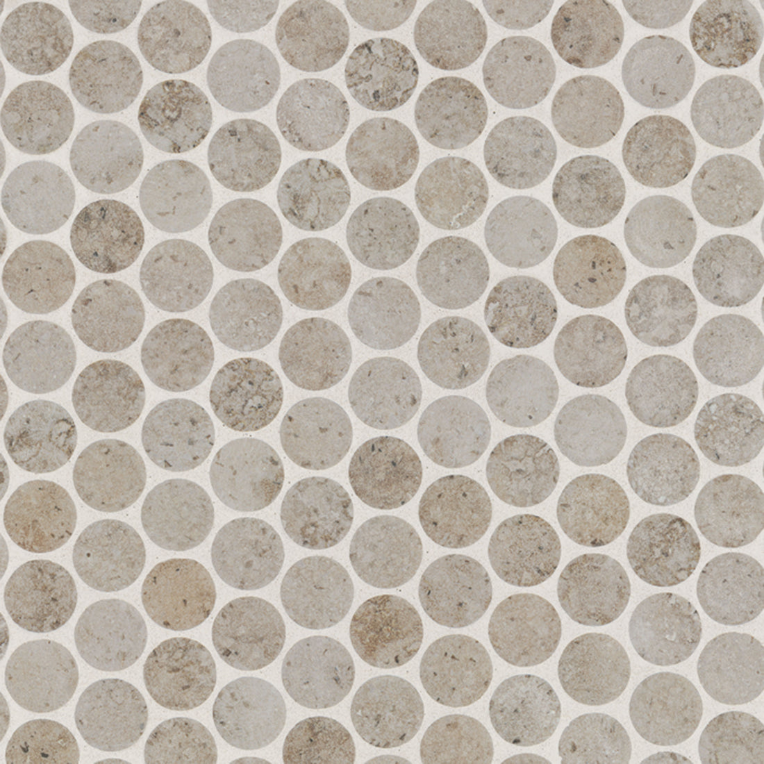 MSI Myrtle Sands Round Matte Porcelain Mosaic