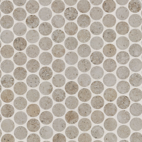 MSI Myrtle Sands Round Matte Porcelain Mosaic