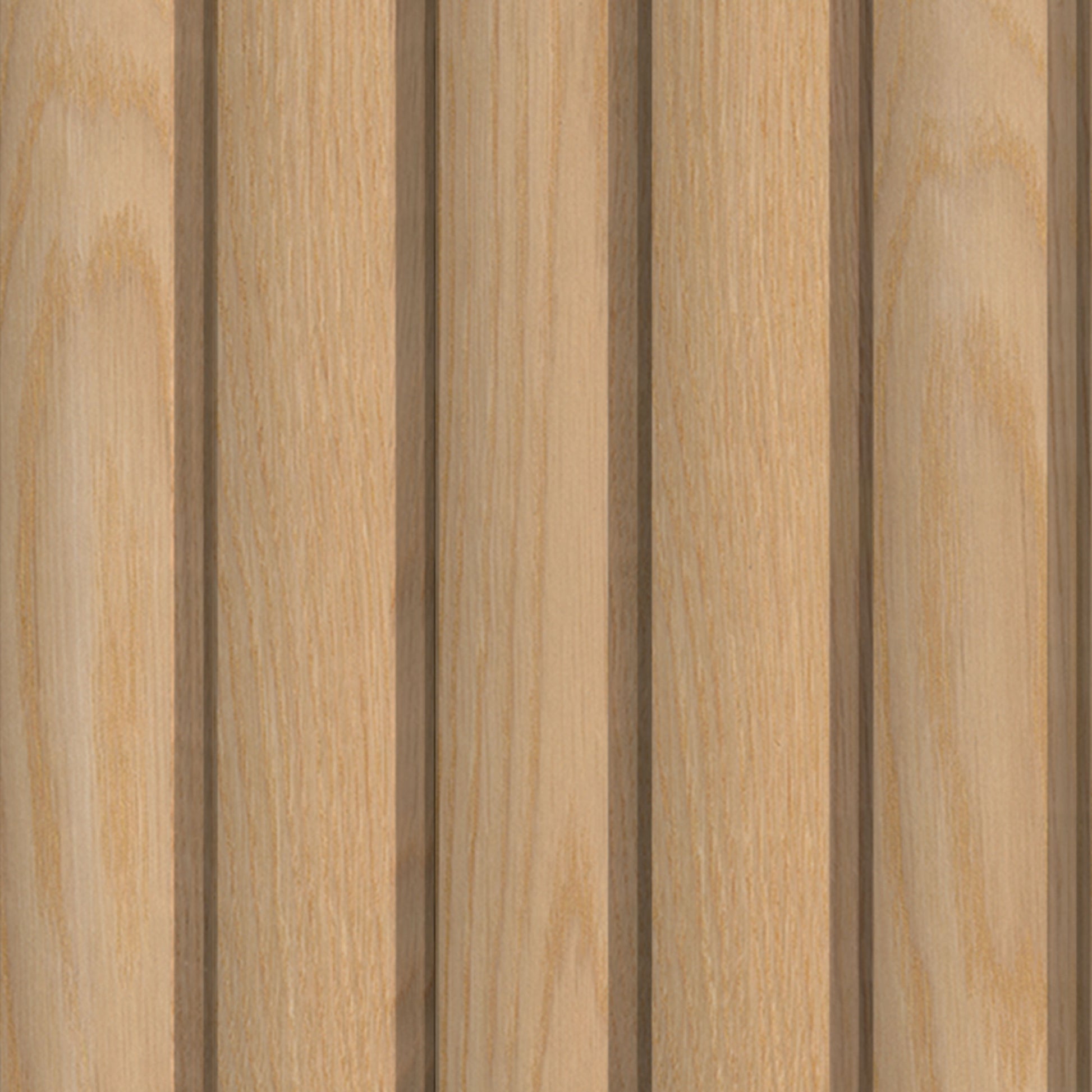 MSI Natural Reeded Acoustic Wood Slat Panel — detail