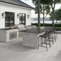 MSI Tuscany Riviera Travertine Paver — surface detail in natural tonality