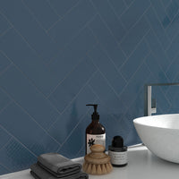 MSI Urbano Navy 3D Mix Tile — surface detail in navy tonality