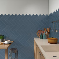 MSI Urbano Navy 3D Mix Tile — surface detail in navy tonality