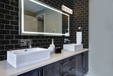MSI Nero Marquina 3x6 Glass Tile