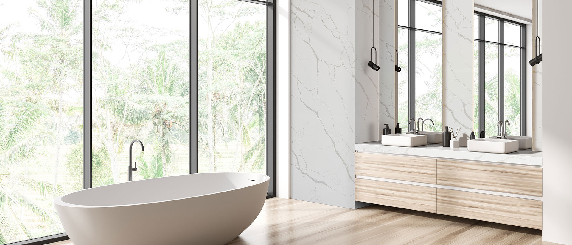 MSI New Calacatta Laza Quartz, surface detail in natural tonality, fourth view