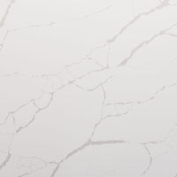 MSI New Calacatta Laza Quartz — surface detail in natural tonality