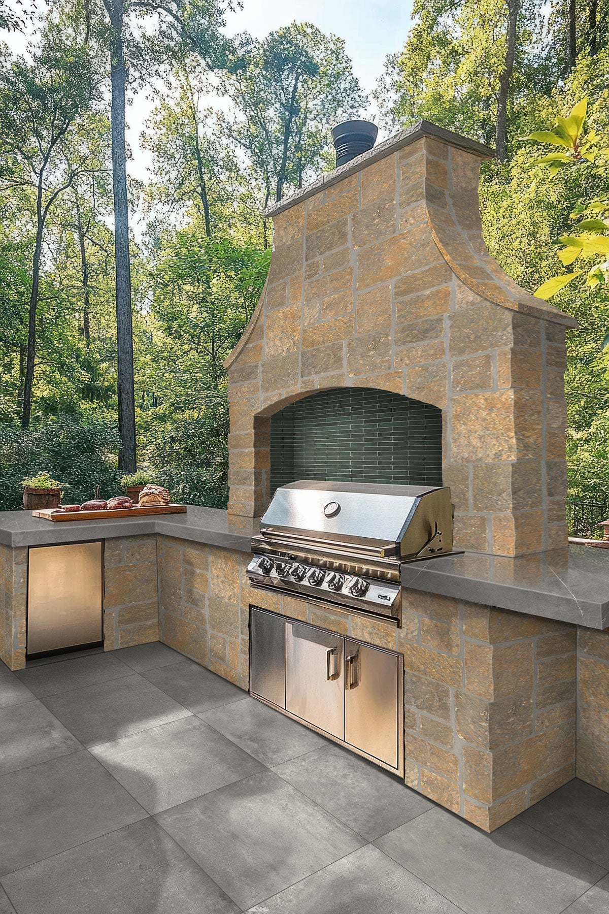 MSI Nolitan Carbon Porcelain Paver — surface detail in natural tonality
