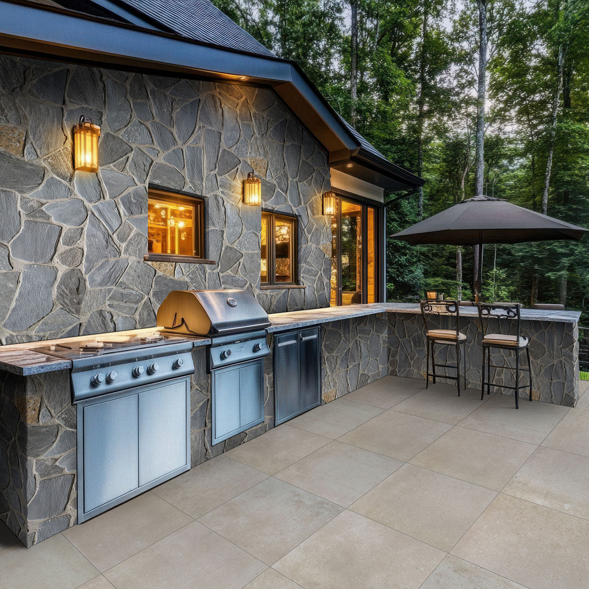 MSI Nolitan Sand Porcelain Paver — surface detail in sand tonality