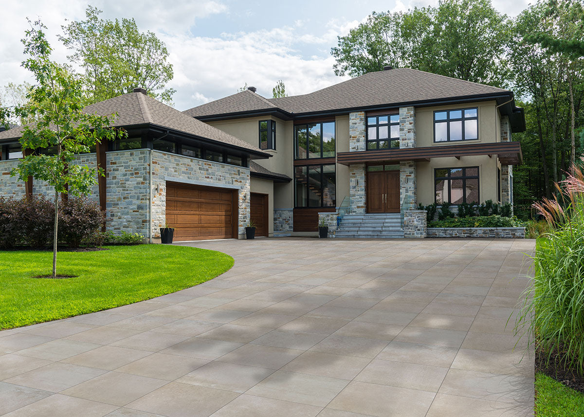 MSI Nolitan Sand Porcelain Paver — surface detail in sand tonality
