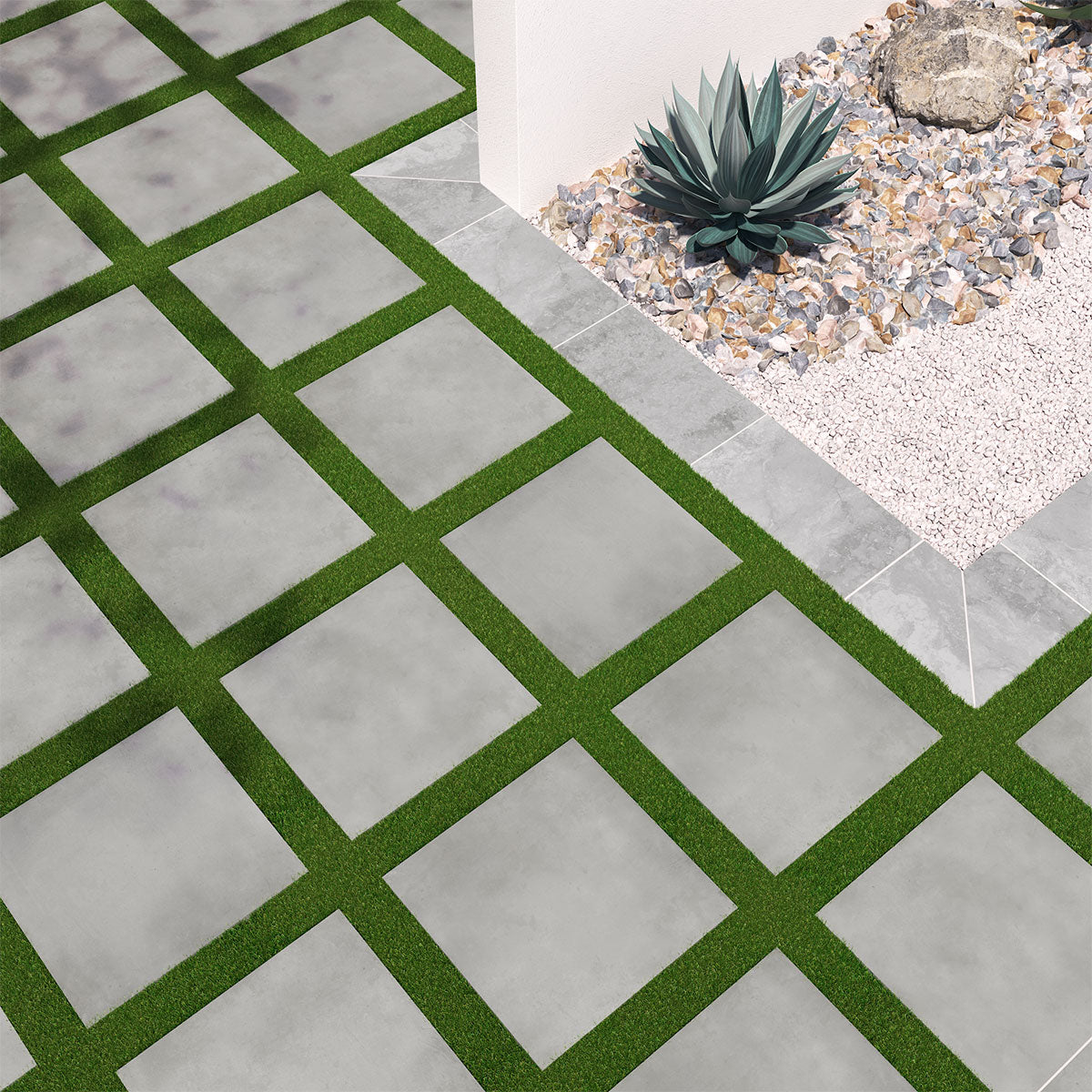 MSI Nolitan Smoke Porcelain Paver — surface detail in natural tonality