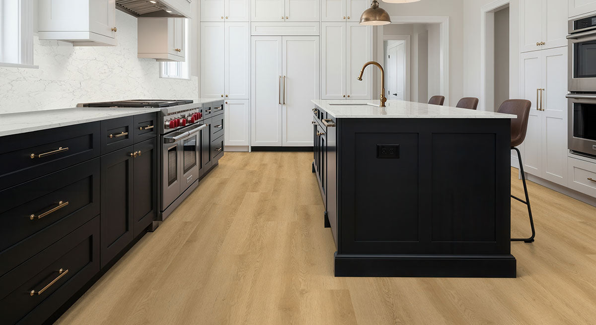 MSI Nove Hyde Haven Luxury Vinyl Plank Flooring — surface detail in natural tonality