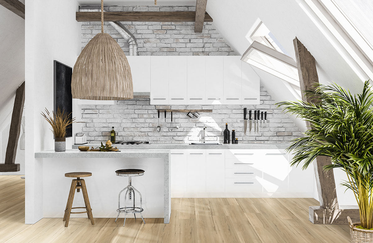 MSI Nove Plus Akadia Luxury Vinyl Plank Flooring — surface detail in natural tonality