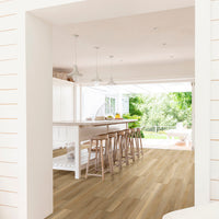 MSI Nove Plus Bayhill Blonde Luxury Vinyl Plank Flooring — surface detail in blonde tonality