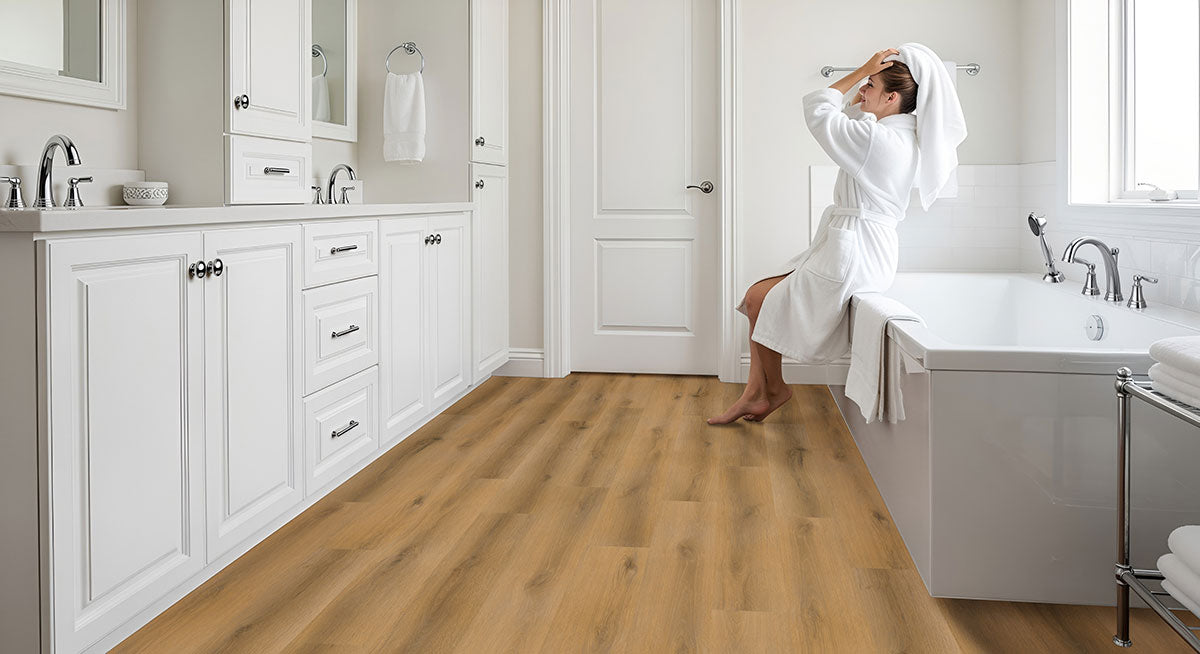 MSI Nove Scandi Luxury Vinyl Plank Flooring — surface detail in natural tonality