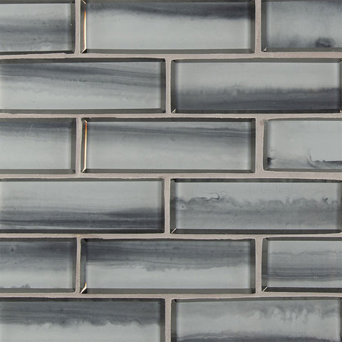 MSI Ombre Grigia Glass Tile