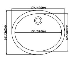MSI White Oval 1512 Sinks — surface detail in white tonality