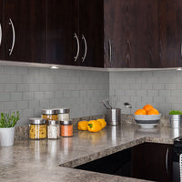 MSI Oyster Gray Subway Tile 2x4 — surface detail in gray tonality