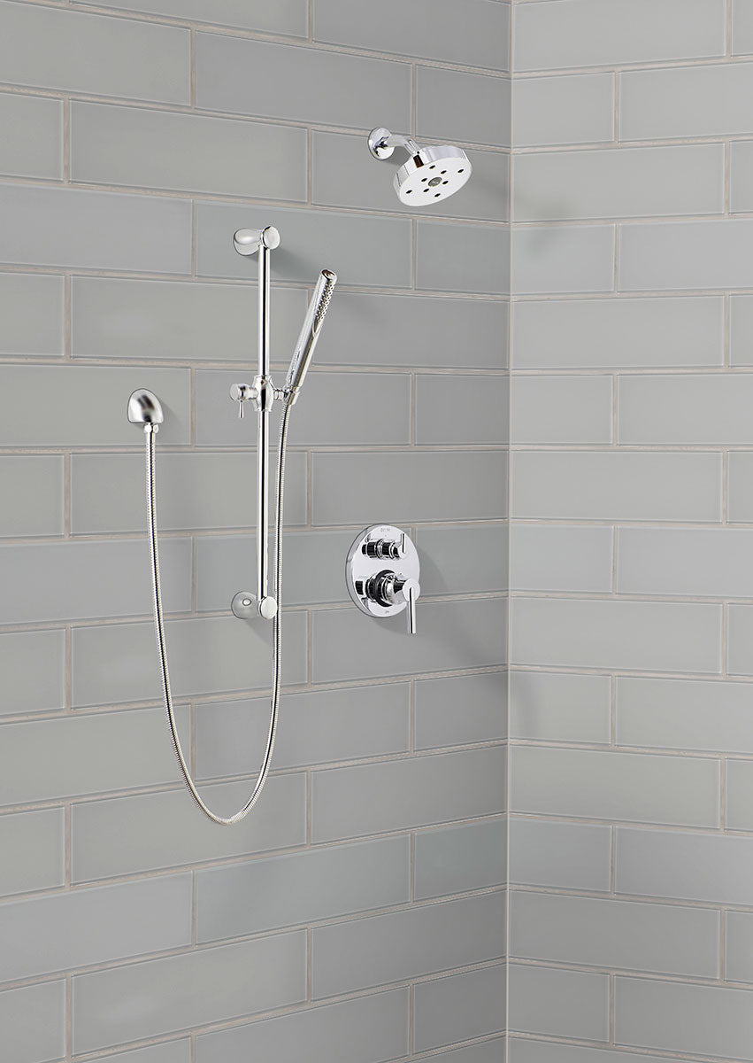 MSI Oyster Gray Subway Tile 4x12 — surface detail in gray tonality